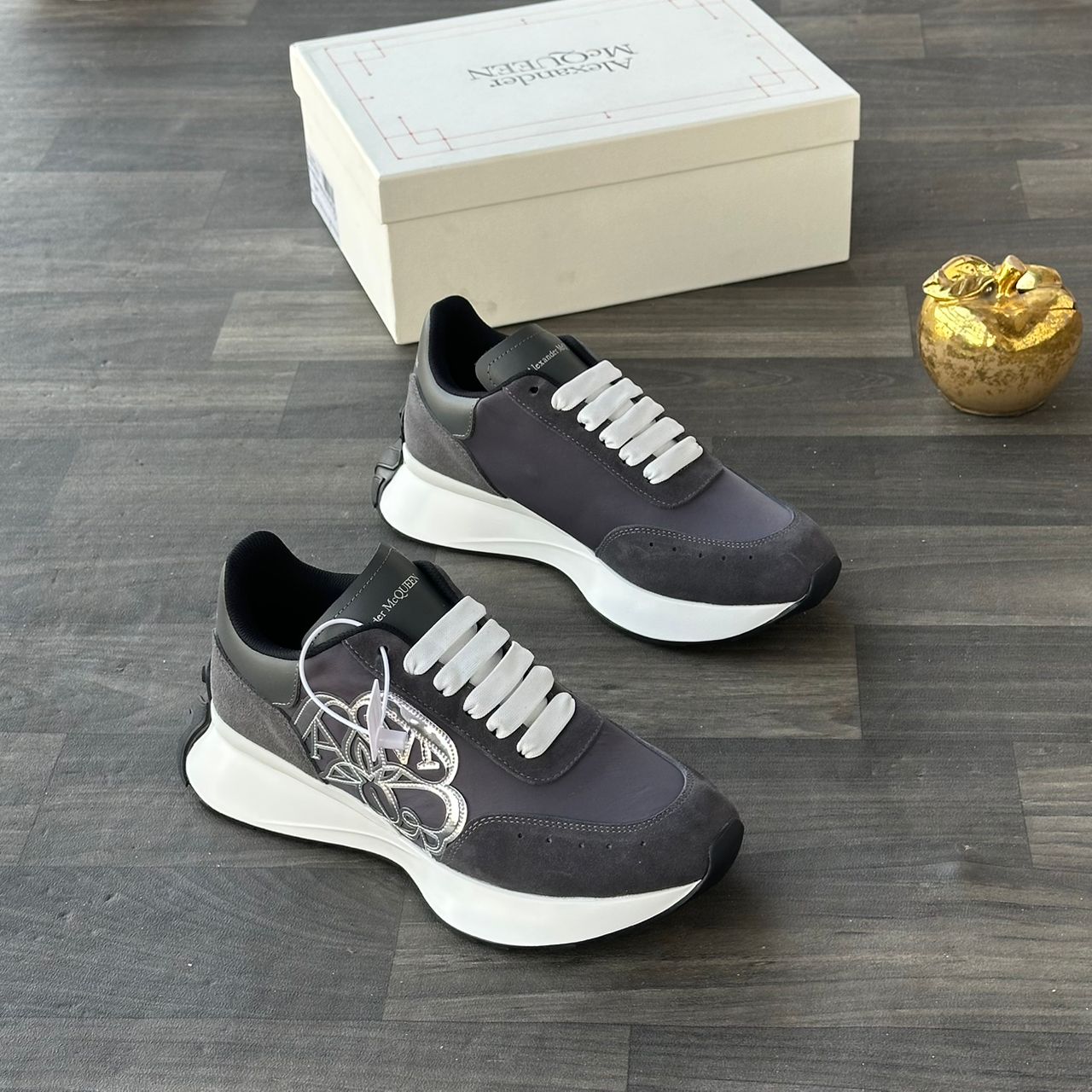 Alexander McQueen Men luxury Shoe - ash