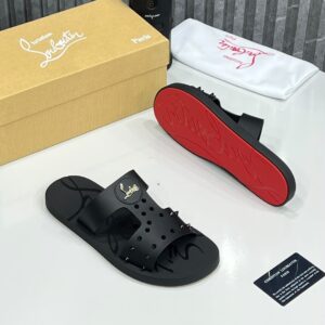 Louboutin luxury Pam slipper- black