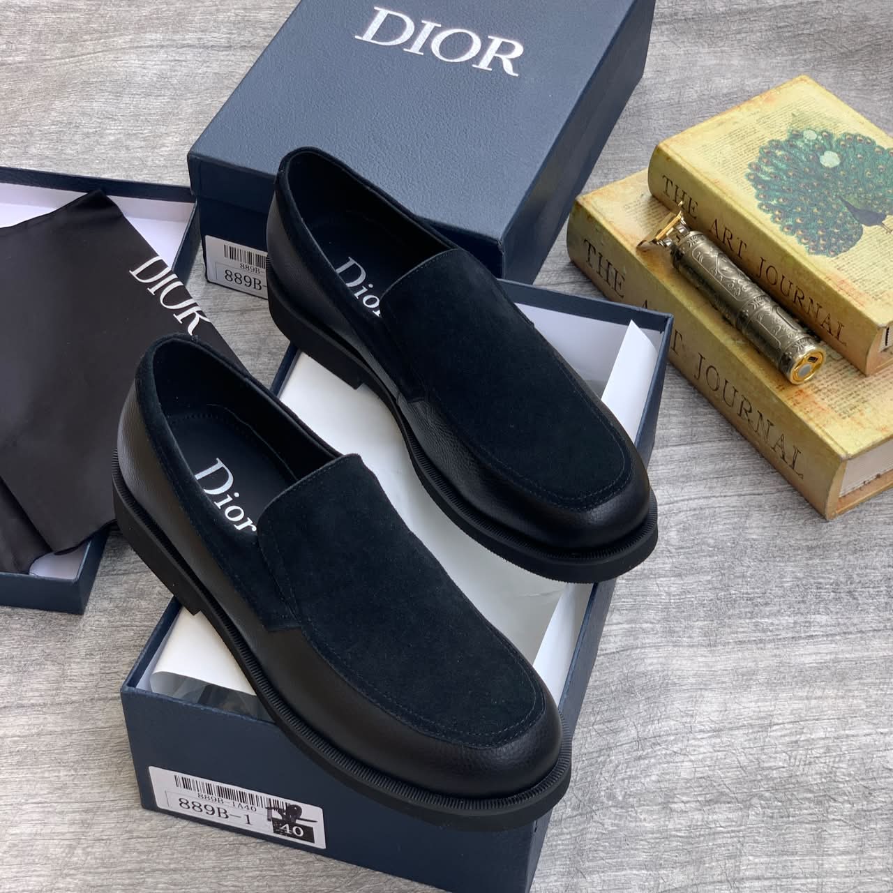 Dior Men luxury Shoe - Black - Image 2