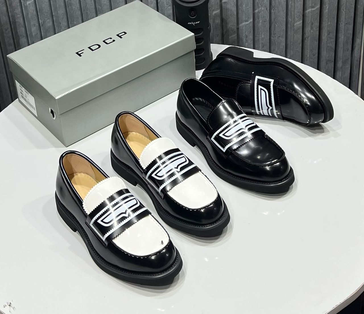 FDCP Full Black Logo Loafer - Image 2
