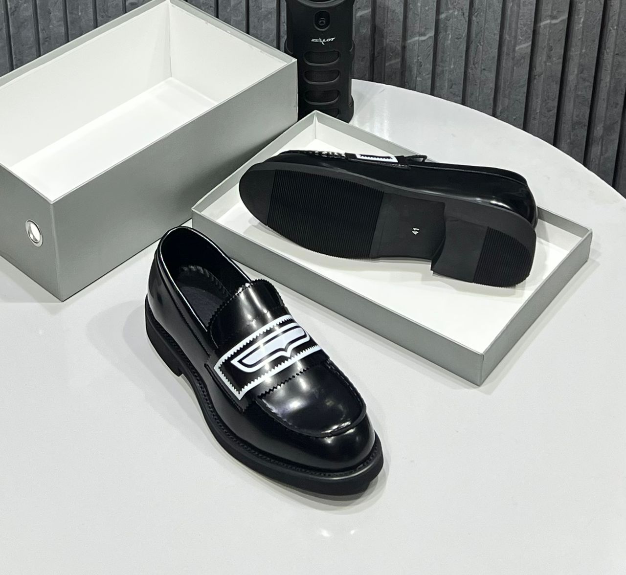 FDCP Full Black Logo Loafer - Image 3