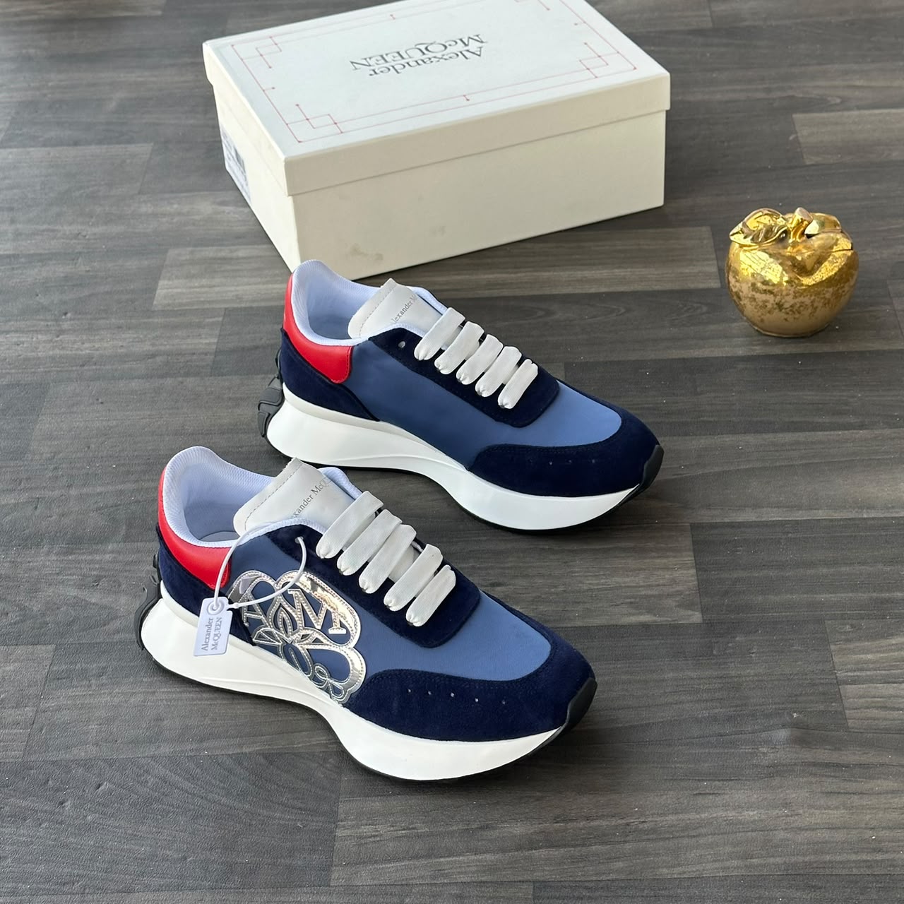 Alexander McQueen Men luxury Shoe - blue
