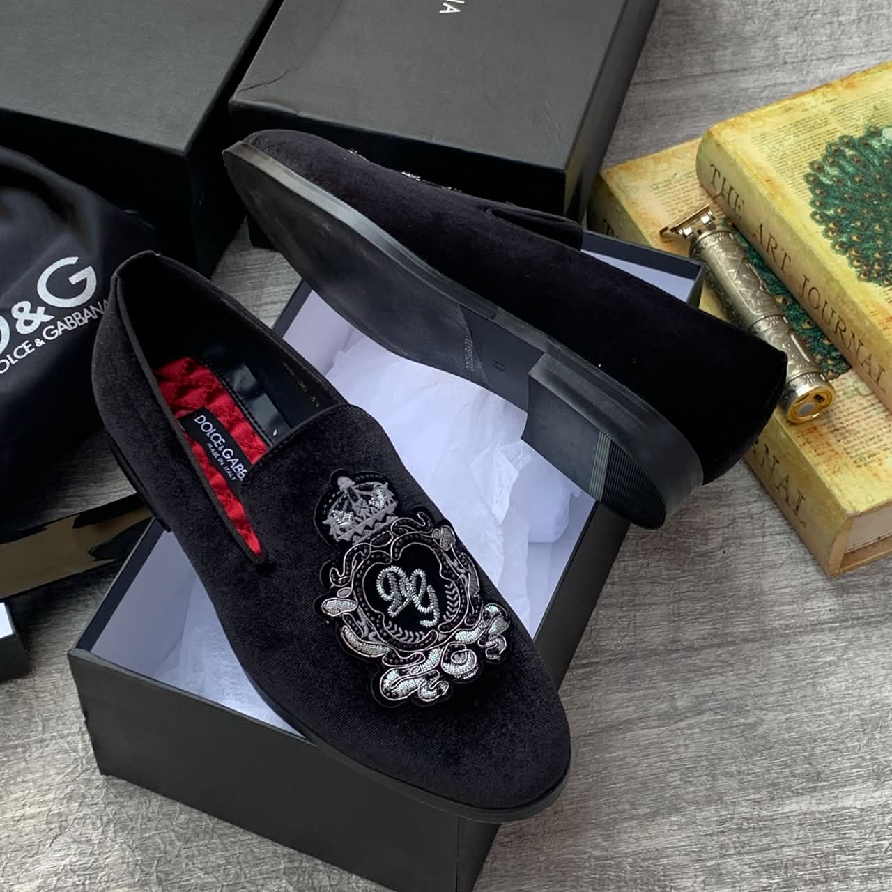 DG Men luxury Shoe - Black