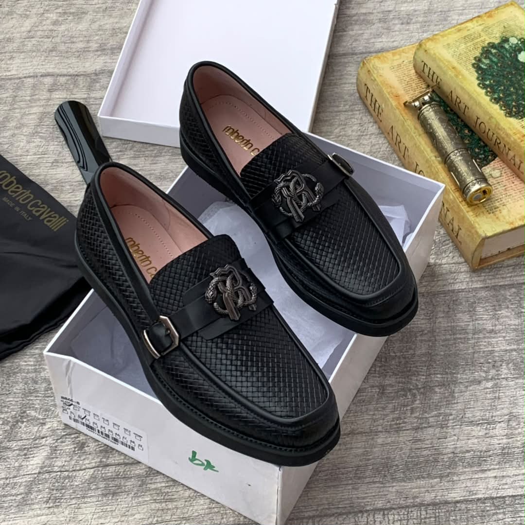 Roberto cavalli Men luxury Shoe - Black - Image 2
