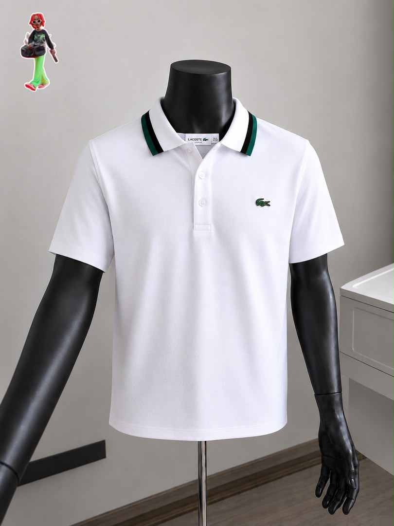 Lacoste polo- white