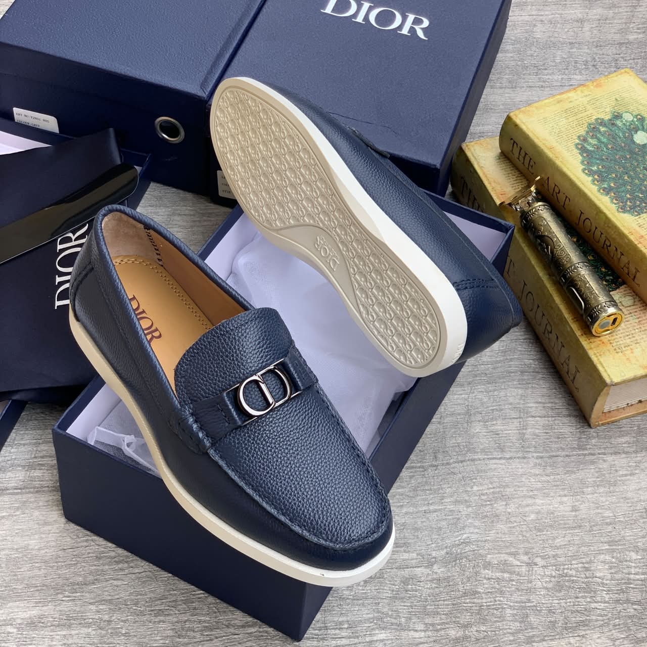 Dior Men luxury Shoe - Blue
