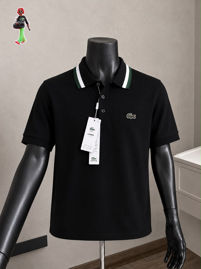 Lacoste polo- black