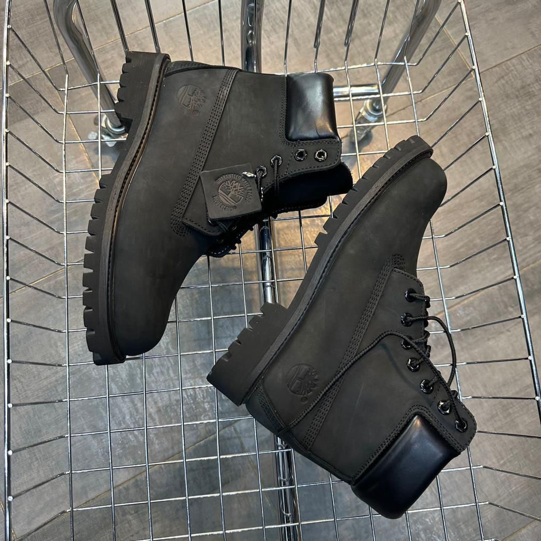 Timberland Original 6" Inch Premium Nubuck Wheat Boot black
