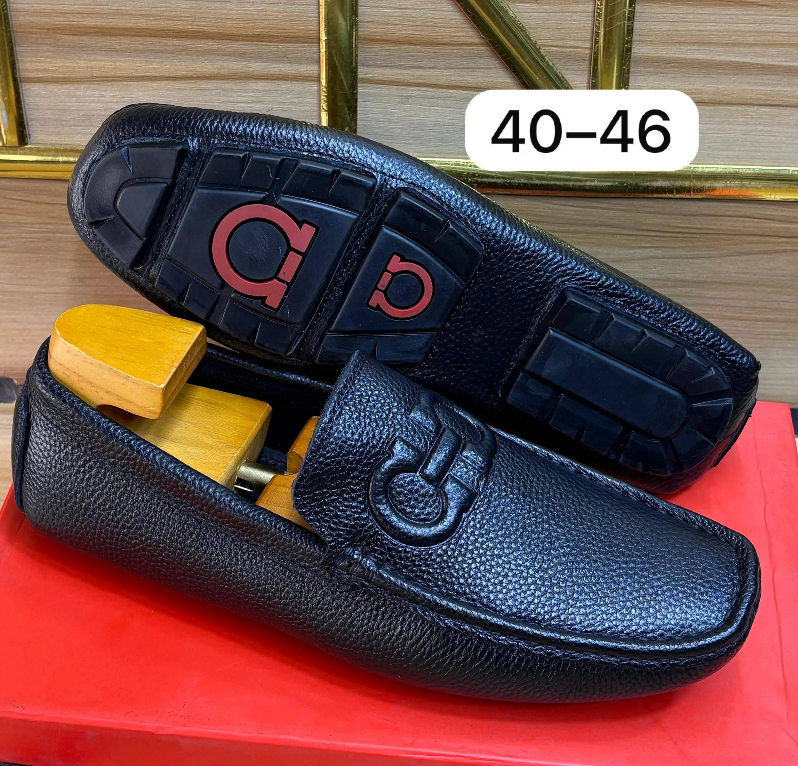Ferragamo black loafers Shoe