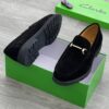 Clark  suede loafer  black