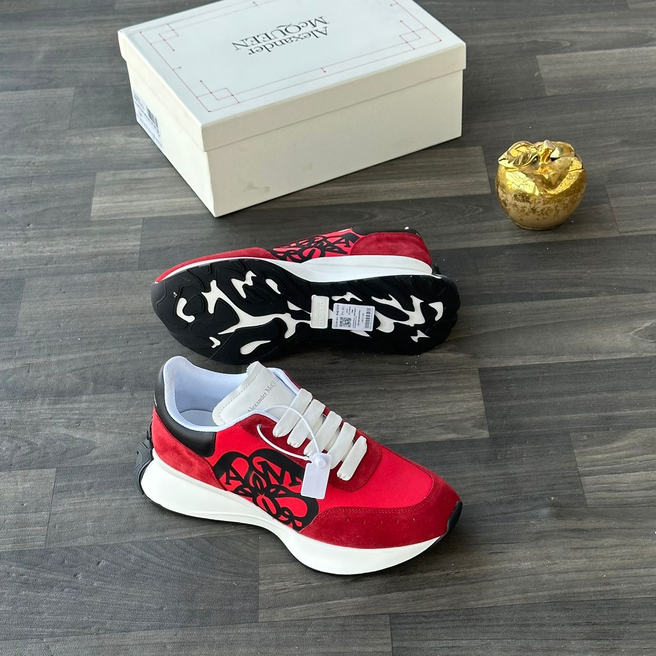 Alexander McQueen Men luxury Shoe - red