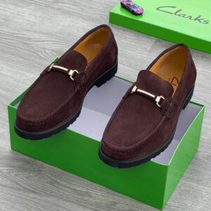 Clark  suede loafer  brown
