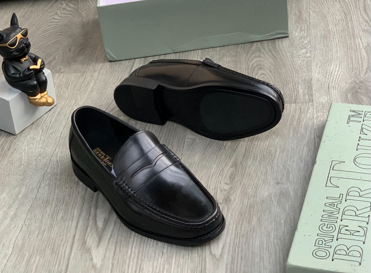 Bebbtouze Classic Penny Loafer “Black”