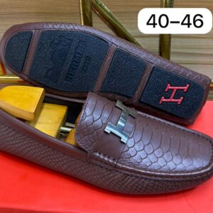 Hermes brown loafers Shoe