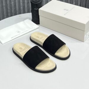 Brunello Cucinelli Luxury Single strap black Slide