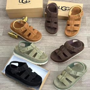 Alternative view of Premium UGG Fisherman Platform Sandals black