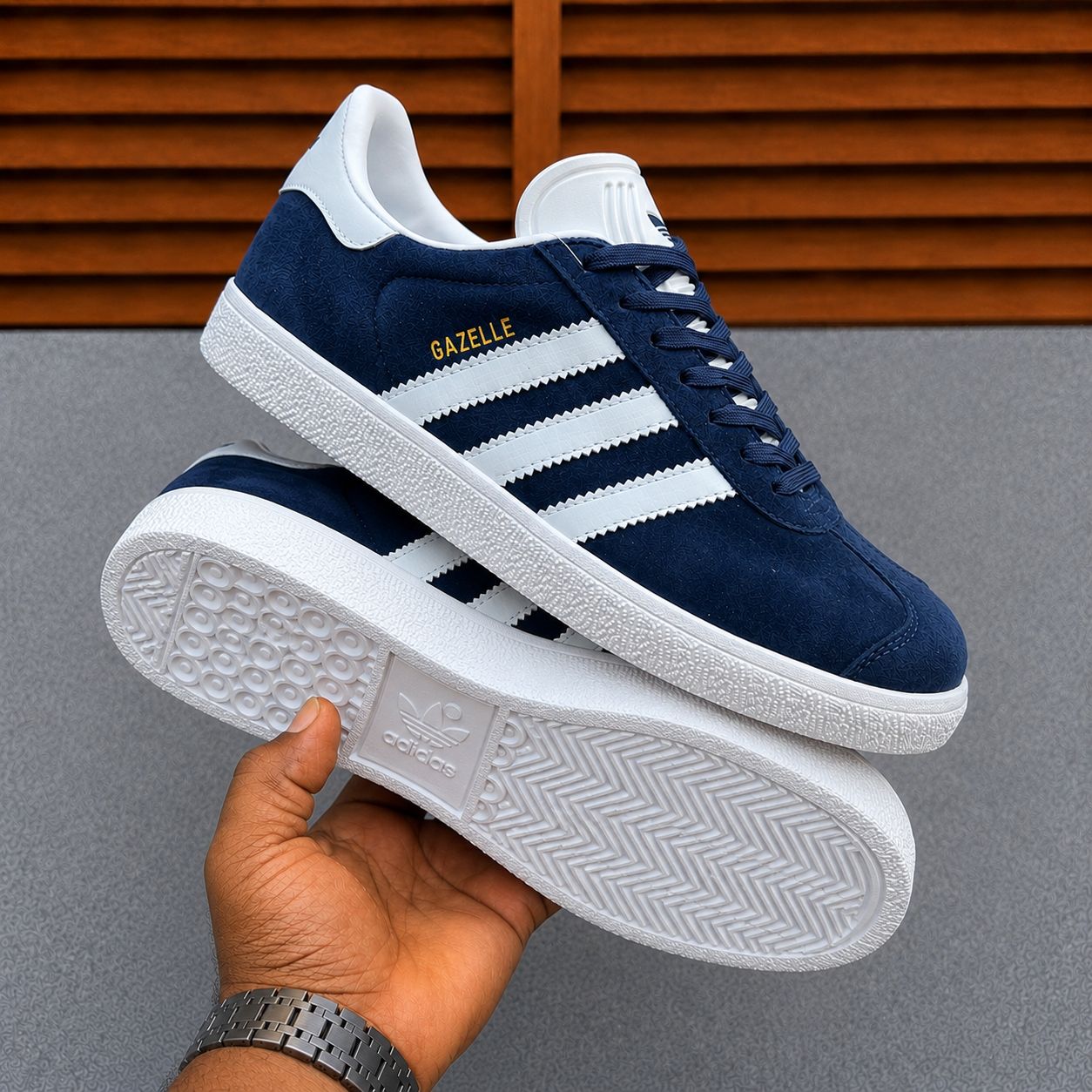 Adidas Gazelle navy blue 💙 - Image 2