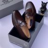 Maurizio Executive Loafer - Brown Leather