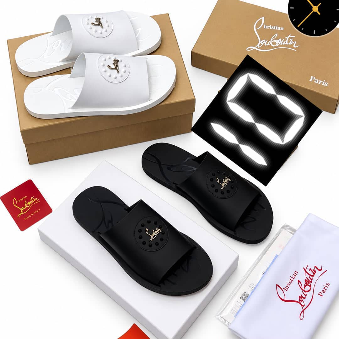 Christian Louboutin Paris Slide – White - Image 2