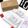Christian Louboutin Paris Slide – White