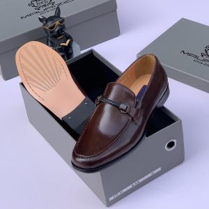 Alternative view of Maurizio Executive Loafer - Brown Leather